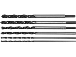 Vorel - professionele houtboren set - 300mm - lengtes 6-14mm