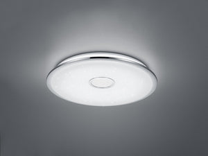 Trio osaka - plafonniere - chroom - smd led - binnenverlichting