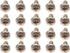 Deltaco sv-2-20, schroeven voor een harde schijf hdd, 20-pack