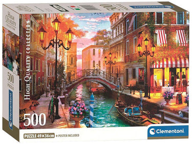 Clementoni legpuzzel zonsondergang venetië, 500st.