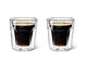 Leopold vienna - dubbelwandige koffieglazen espresso 100ml (set van twee stuks)