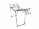 Leifheit droogrek pegasus 200 solid zwart - 20 m drooglengte - incl. houders voor klein wasgoed en 5 kledinghangers