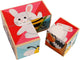 Toys amsterdam blokkenpuzzel dieren junior hout 10 cm 4-delig