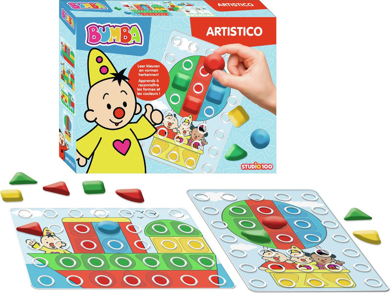 Load image into Gallery viewer, Bumba educatief spel - artistico - leer kleuren en vormen herkennen
