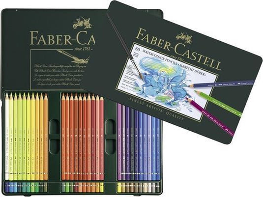 Faber-castell aquarelpotlood - albrecht durer - blik 60 stuks - fc-117560