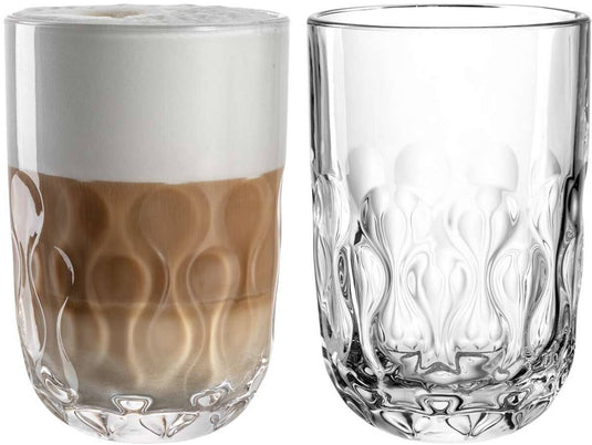 Leonardo gocce 2 latte macchiato glas 390ml - set 2