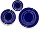 Serax - ottolenghi feast - bord s - donkerblauw wit - 19 ø - 2 stuks