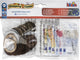 Klein toys euro speelgeld - 25 munten van 1 cent tot 2 euro en 35 biljetten van 5 tot 500 euro - meerkleurig