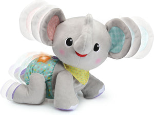 Vtech kruip leer baby olifant - moedigt kruipen aan - interactief speelgoed - knuffel leert cijfers kleuren - 9 tot 36 maanden