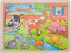 Goki puzzel: leven op de boerderij 40x30x0,8cm, 48-delig, hout, 3+