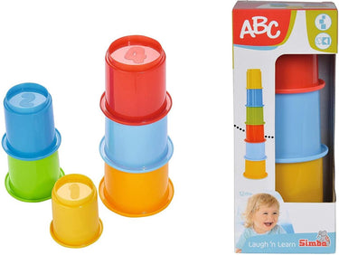 Simba abc - stapelbekers - 0 tot 36 maanden - vormenstoof