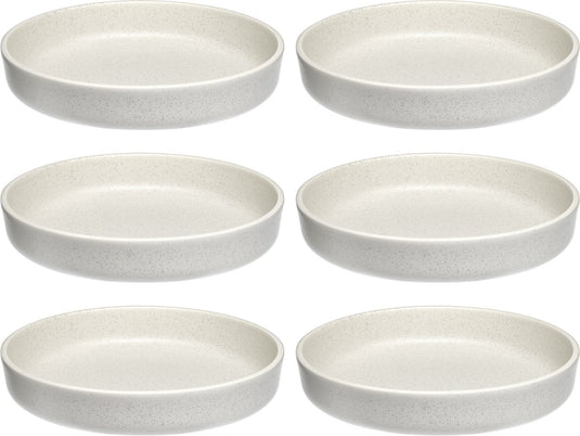 Leonardo roma bord diep 20cm creme - set 6