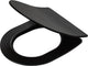 Tiger tune - wc bril d-vorm - toiletbril - softclose - easy clean functie - duroplast - zwart rvs geborsteld