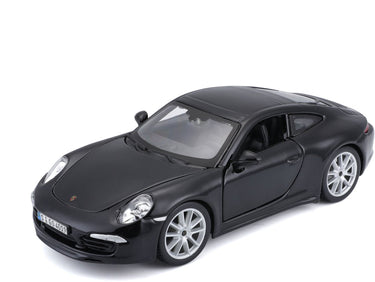 Bburago porsche 911 carrera s zwart modelauto 1:24