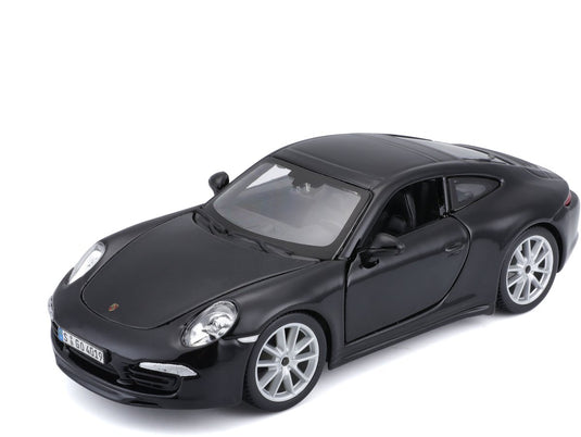 Bburago porsche 911 carrera s zwart modelauto 1:24