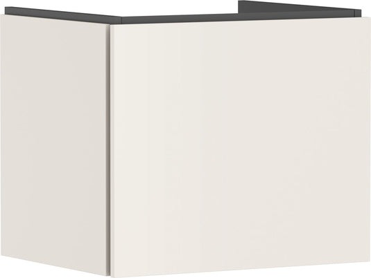 Hansgrohe xilesa e - badmeubel - 580 470mm maat - 1 lade - voor wastafel - sand matt beige