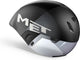 Met codatronca fietshelm - tijdrit - maat m - black silver matt glossy m