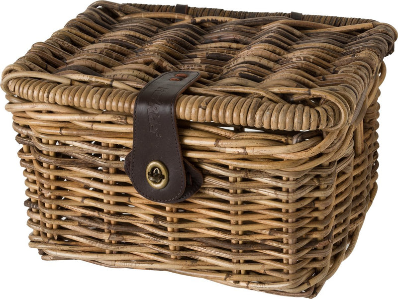 Load image into Gallery viewer, Fastrider sera basket rattan small brown with lid
