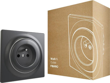 Fibaro walli n outlet type e - antraciet - klassiek basiselement