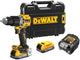 Dewalt dcd805e2t compacte accu klop- schroefboormachine 18v xr 1.7ah powerstack in tstak