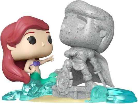 Disney funko ariel the little mermaid - pop! moment ultimate princess - ariel statue eric 9 cm verzamelfiguur - multicolours