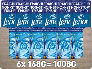 Lenor geurbooster zeebries - 6 x 168 gram - wasparfum