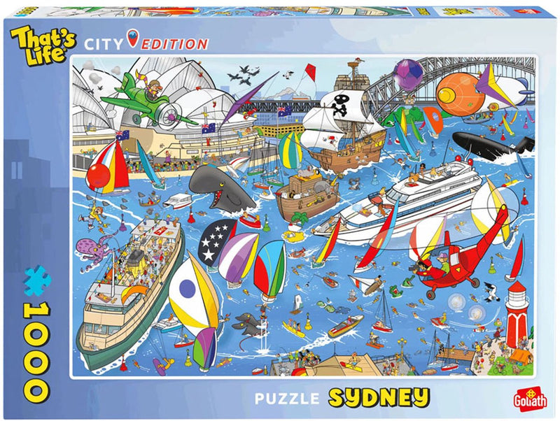 Load image into Gallery viewer, Goliath that's life city edition: sydney legpuzzel - 1000st.
