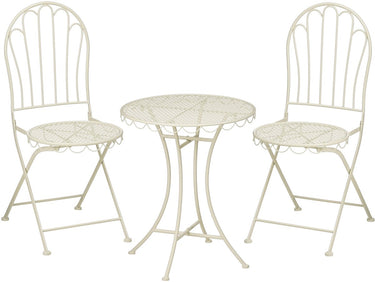 Mica decorations marseille bistroset - set van 3 - ijzer - off-white