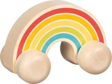 Goki houten voertuig regenboog