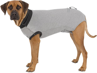 Trixie shirt na operatie - grijs xs 25 cm - katoen elastan, beschermingspak hond