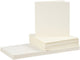 Creativ company cc kaarten enveloppen off-white 15x15 cm 50 sets