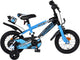Volare sportivo kinderfiets - jongens - 12 inch - blauw zwart