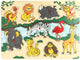 Playwood houten puzzel wilde dieren - educatief speelgoed 10 stukjes.