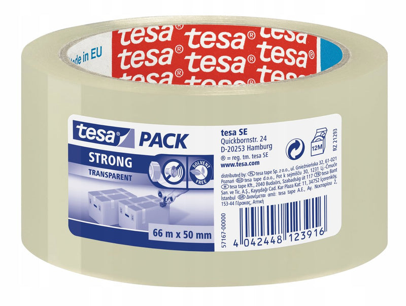 Load image into Gallery viewer, Tesa verpakkingstape - 66 m x 50 mm

