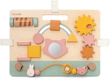 Trixie houten activiteitenpaneel â€“ mrs. cat â€“ 6m+ â€“ fsc hout - leuk als kraamcadeau