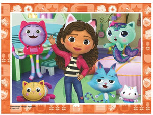 Ravensburger 4-in-1 puzzel gabby's dollhouse 12 16 20 24 stukjes