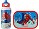 Mepal lunchset (pop-up fles lunchbox) campus - 400 + 750 ml - broodtrommel en drinkbeker voor kinderen - bento box - pop-up drinkfles - spiderman