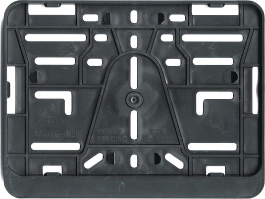 Carpoint kentekenplaathouder motor – 210x143 mm – zonder boren – klikbevestiging – kunststof – neutraal design