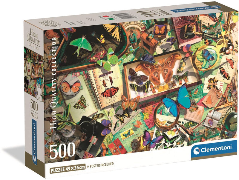 Afbeelding laden in galerijviewer, Clementoni leguzzel de vlinderverzamelaar, 500st.
