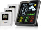 National geographic weerstation - va-kleurendisplayweerstation incl. 3 sensoren - met weersvoorspelling, alarmfunctie etc.