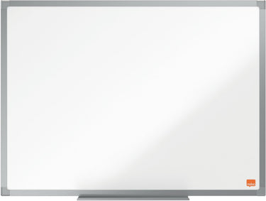 Nobo essence magnetisch whiteboard staal - 60x45cm - met houder voor whiteboard marker - grijs wit