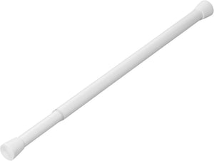 Proplus uitschuifbare vastzetstang 48-80 cm – voor kastjes en koelkast in camper of caravan – ø 22 mm – wit