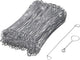 Nature - ijzerdraad met dubbele lus (200 stuks) - 16cm x 1mm