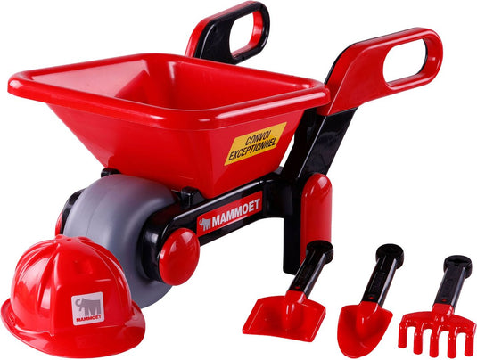 Cavallino mammoet kruiwagen met helm en gereedschap, 5ldg.