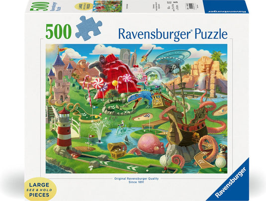Ravensburger puzzel putt putt paradise - legpuzzel - 500 large format stukjes