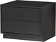 Woood finca tv meubel - grenen - zwart - 40x50x40