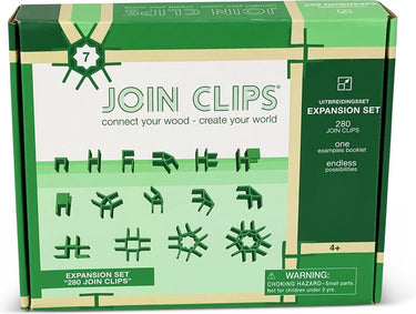 Join clips constructiespeelgoed uitbreidingsset 280 (koppelstukken om te bouwen met kapla)