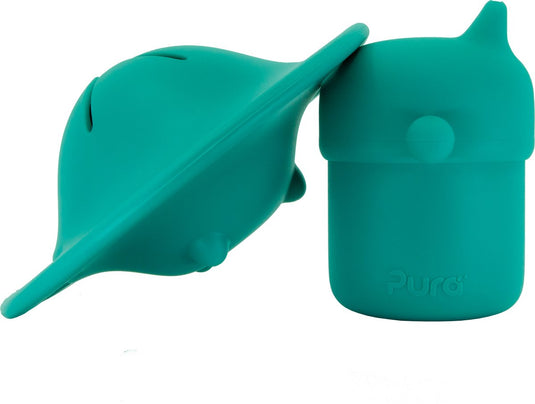 Pura my-my™ - silicone - tuitbeker en snack cup - 150 ml - mint
