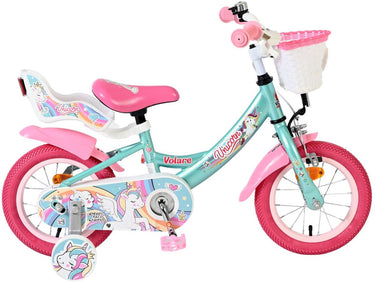 Volare unicorn kinderfiets - meisjes - 12 inch - groen