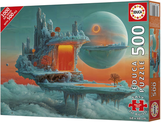 Educa puzzle 500 planeta ognia i lodu 113455 - puzzel 500 planeet van vuur en ijs 113455